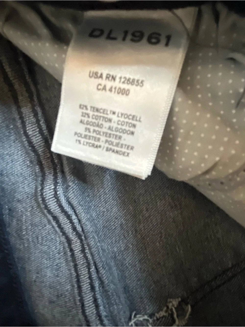 DL1961 Chloe Dark Blue Skinny High- Rise Jeans Sz 16